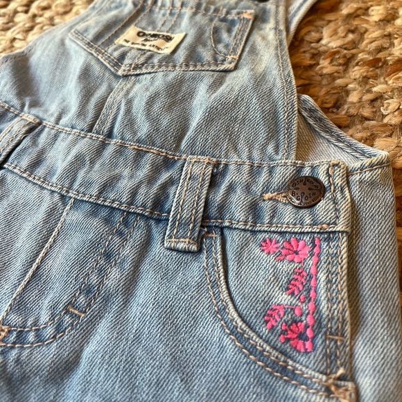 🌸 oshkosh B’gosh shortalls - Picture 2 of 9